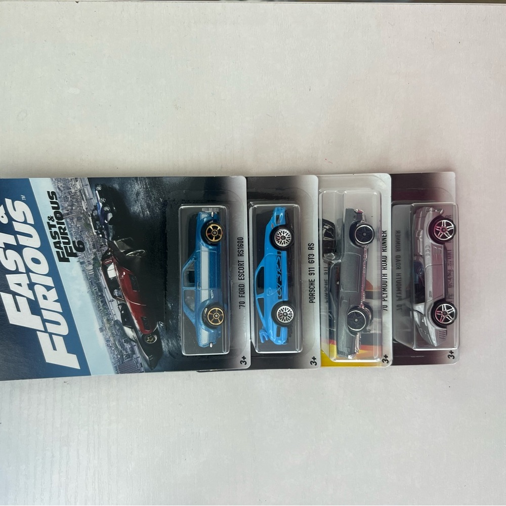 Fast and furious hot wheels set of 4